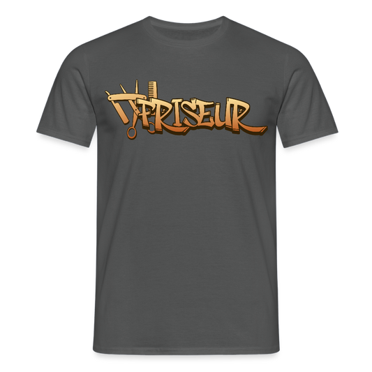 Unisex T-Shirt "Friseur" Anthrazit Männer T-Shirt {{ color }}