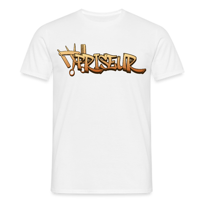 Unisex T-Shirt "Friseur" Weiß Männer T-Shirt {{ color }}