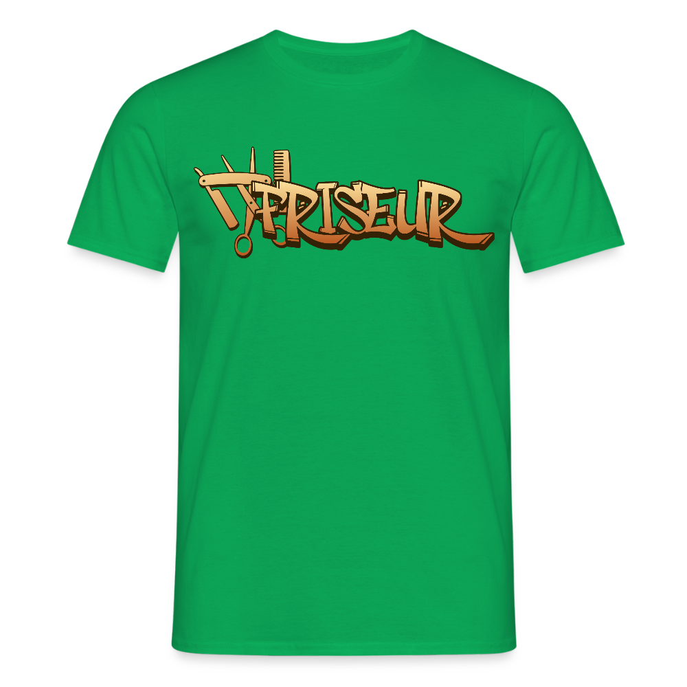Unisex T-Shirt "Friseur" Kelly Green Männer T-Shirt {{ color }}