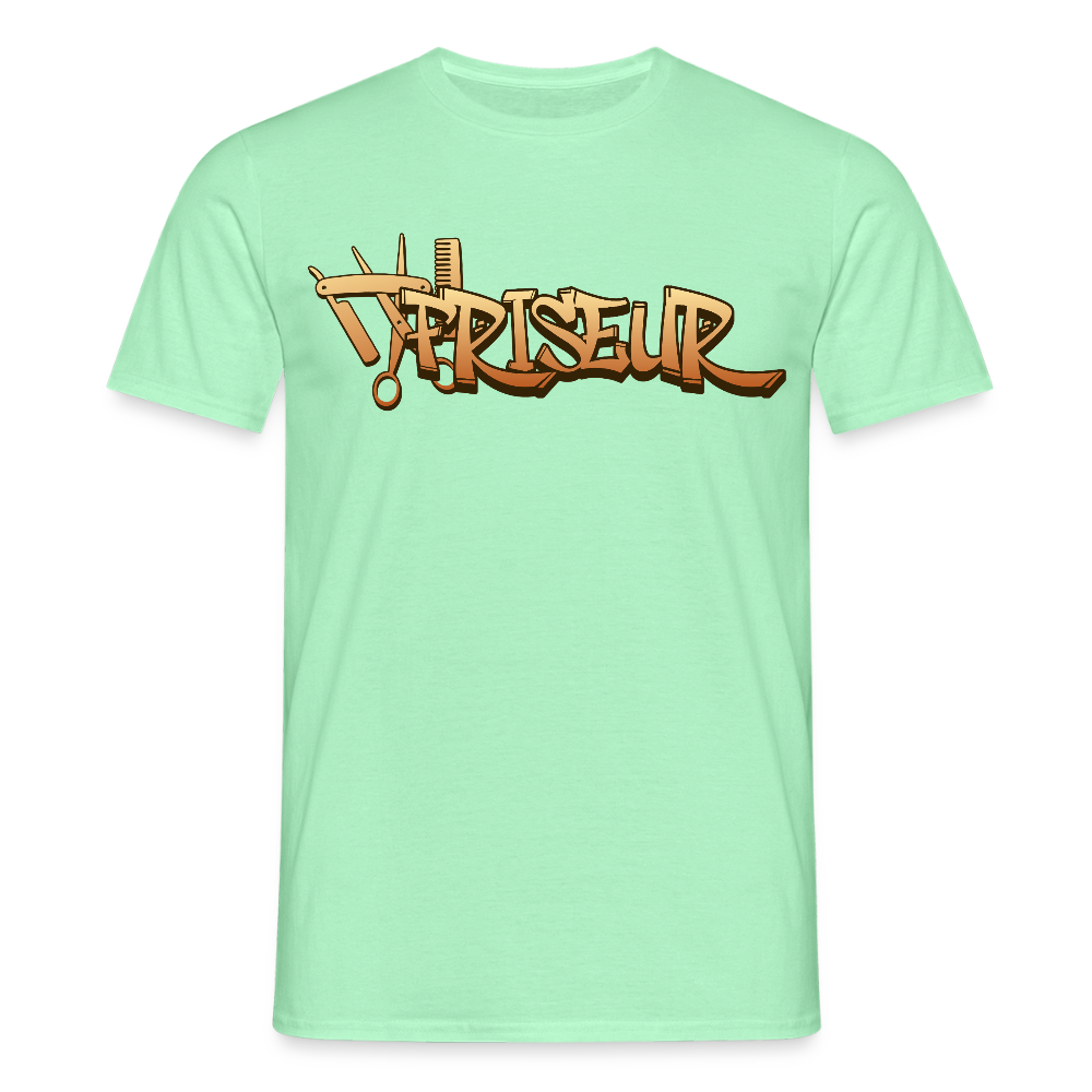 Unisex T-Shirt "Friseur" Mintgrün Männer T-Shirt {{ color }}