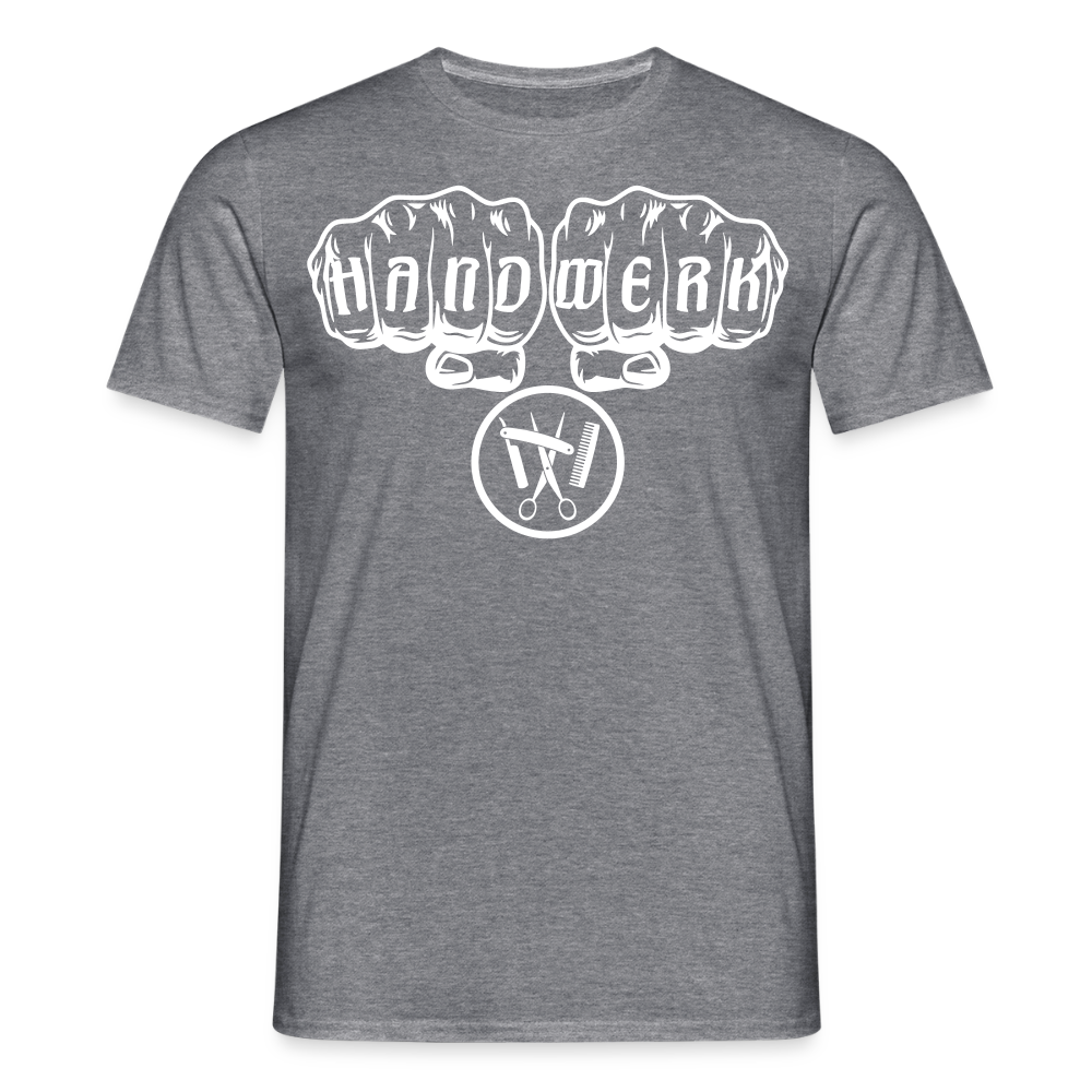 Unisex T-Shirt "Friseur" Graphit meliert Männer T-Shirt {{ color }}