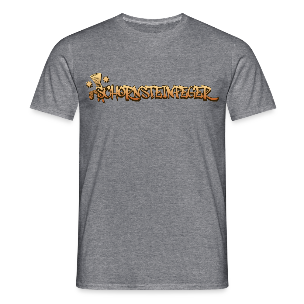 Unisex T-Shirt "Schornsteinfeger" Graphit meliert Männer T-Shirt {{ color }}