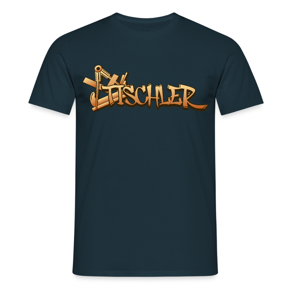 Unisex T-Shirt "Tischler" Navy Männer T-Shirt {{ color }}