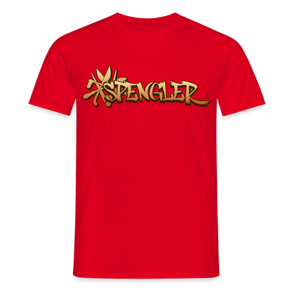 Unisex T-Shirt "Spengler" Rot Männer T-Shirt {{ color }}