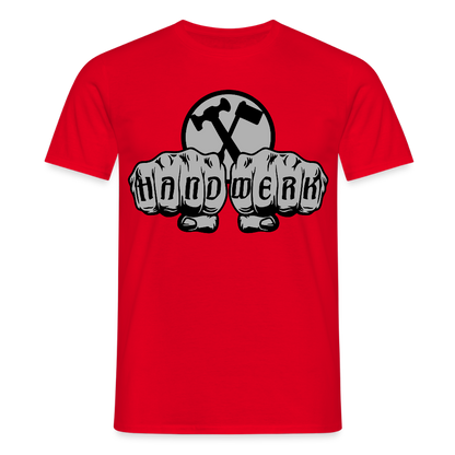 Unisex T-Shirt "Installateur" Rot Männer T-Shirt {{ color }}