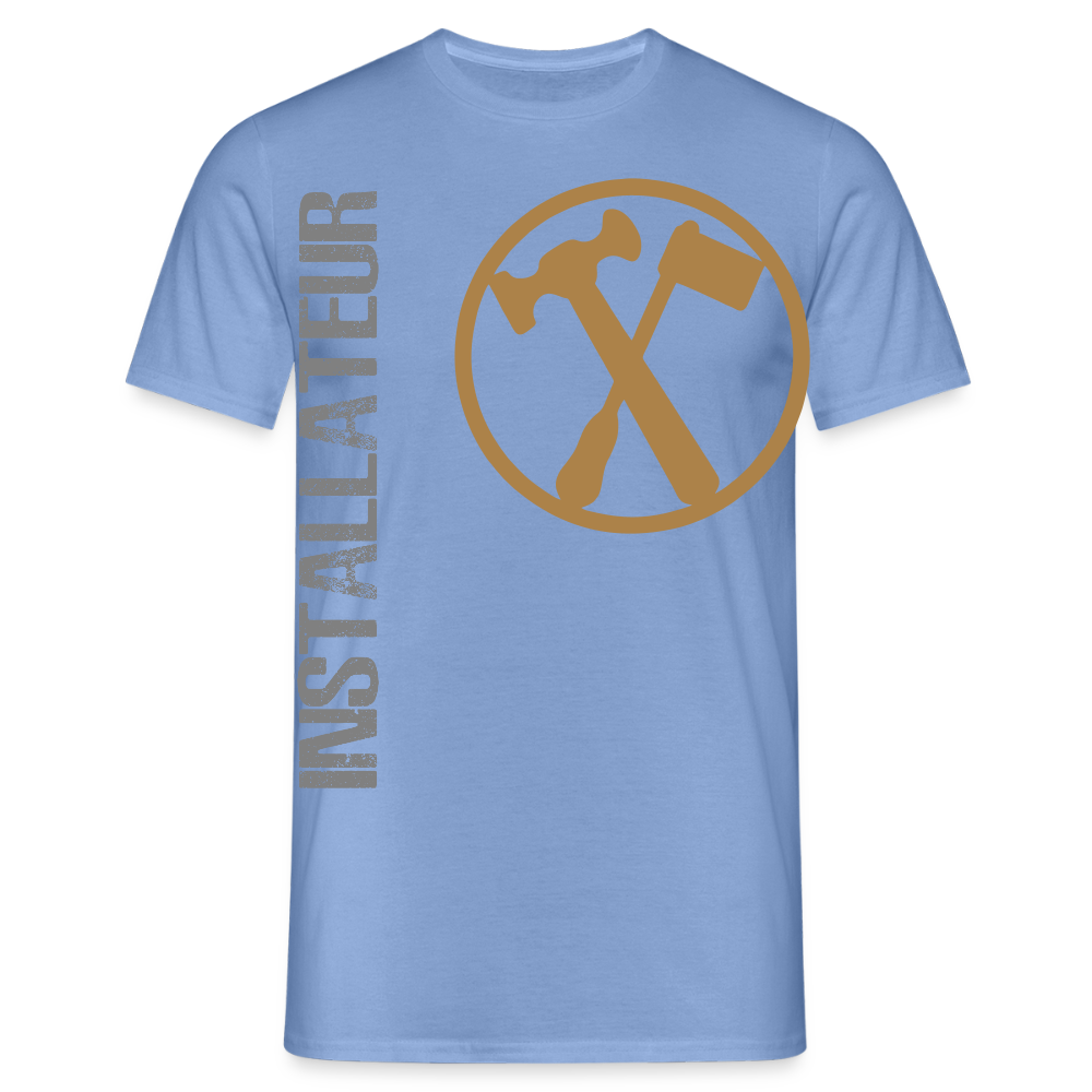 Unisex T-Shirt "Installateur" carolina blue Männer T-Shirt {{ color }}