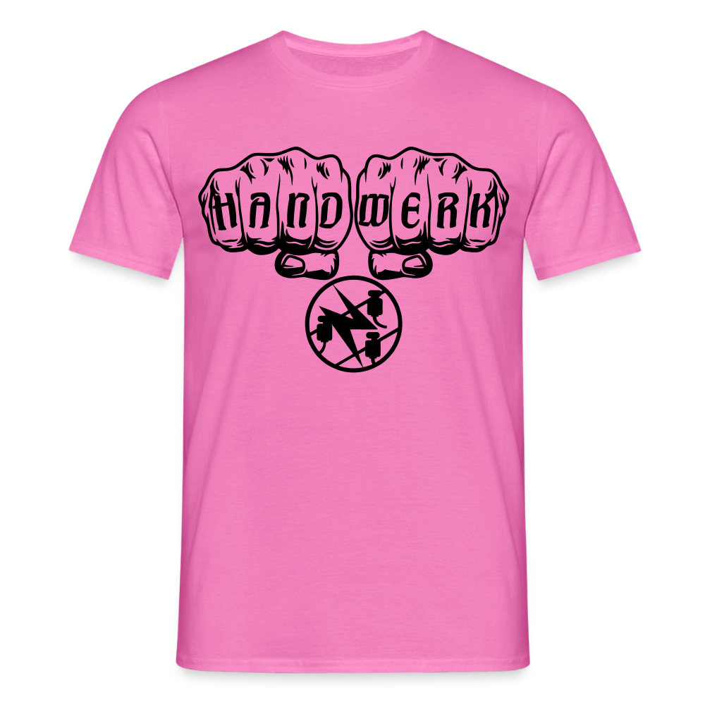 Unisex T-Shirt "Elektriker" Pink Männer T-Shirt {{ color }}