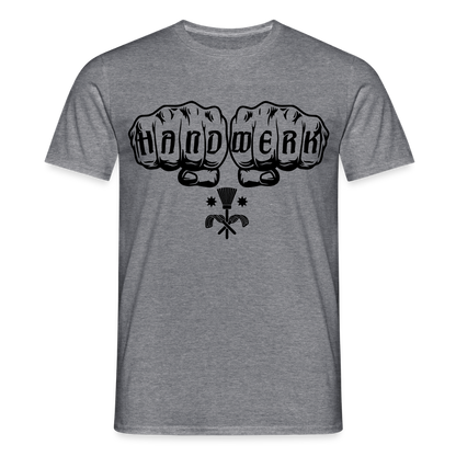 Unisex T-Shirt "Schornsteingfeger" Graphit meliert Männer T-Shirt {{ color }}