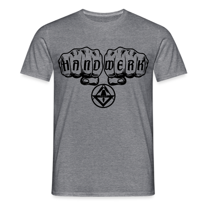 Unisex T-Shirt "Stuckateur" Graphit meliert Männer T-Shirt {{ color }}