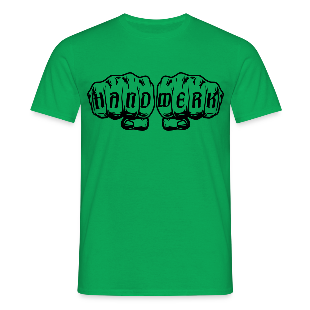 Unisex T-Shirt "Handwerk" Kelly Green Männer T-Shirt {{ color }}