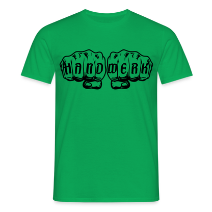 Unisex T-Shirt "Handwerk" Kelly Green Männer T-Shirt {{ color }}