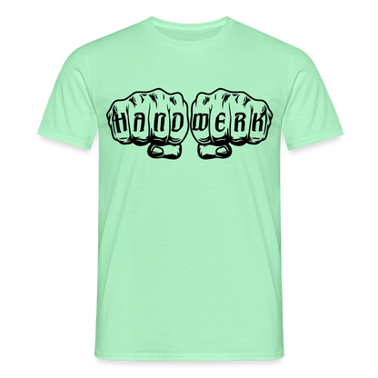 Unisex T-Shirt "Handwerk" Mintgrün Männer T-Shirt {{ color }}