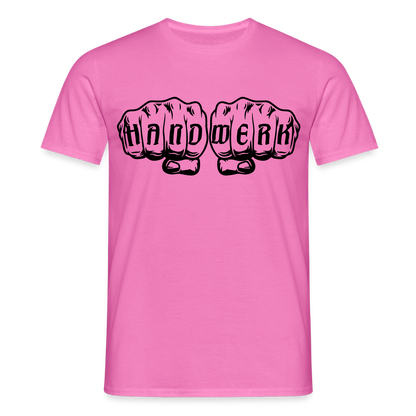 Unisex T-Shirt "Handwerk" Pink Männer T-Shirt {{ color }}