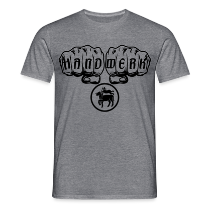 Unisex T-Shirt "Fleischer" Graphit meliert Männer T-Shirt {{ color }}