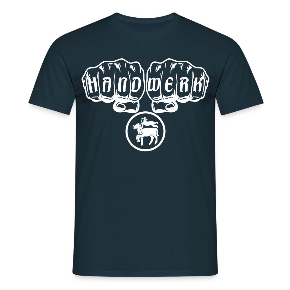 Unisex T-Shirt "Fleischer" Navy Männer T-Shirt {{ color }}