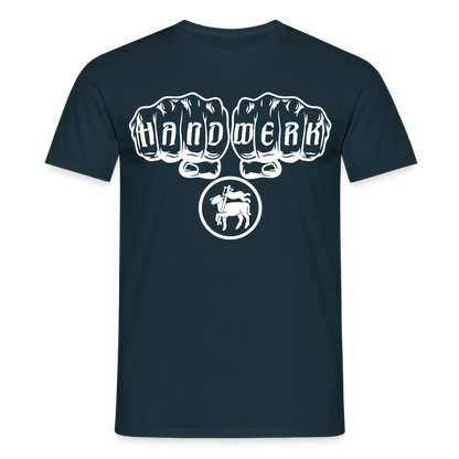 Unisex T-Shirt "Fleischer" Navy Männer T-Shirt {{ color }}