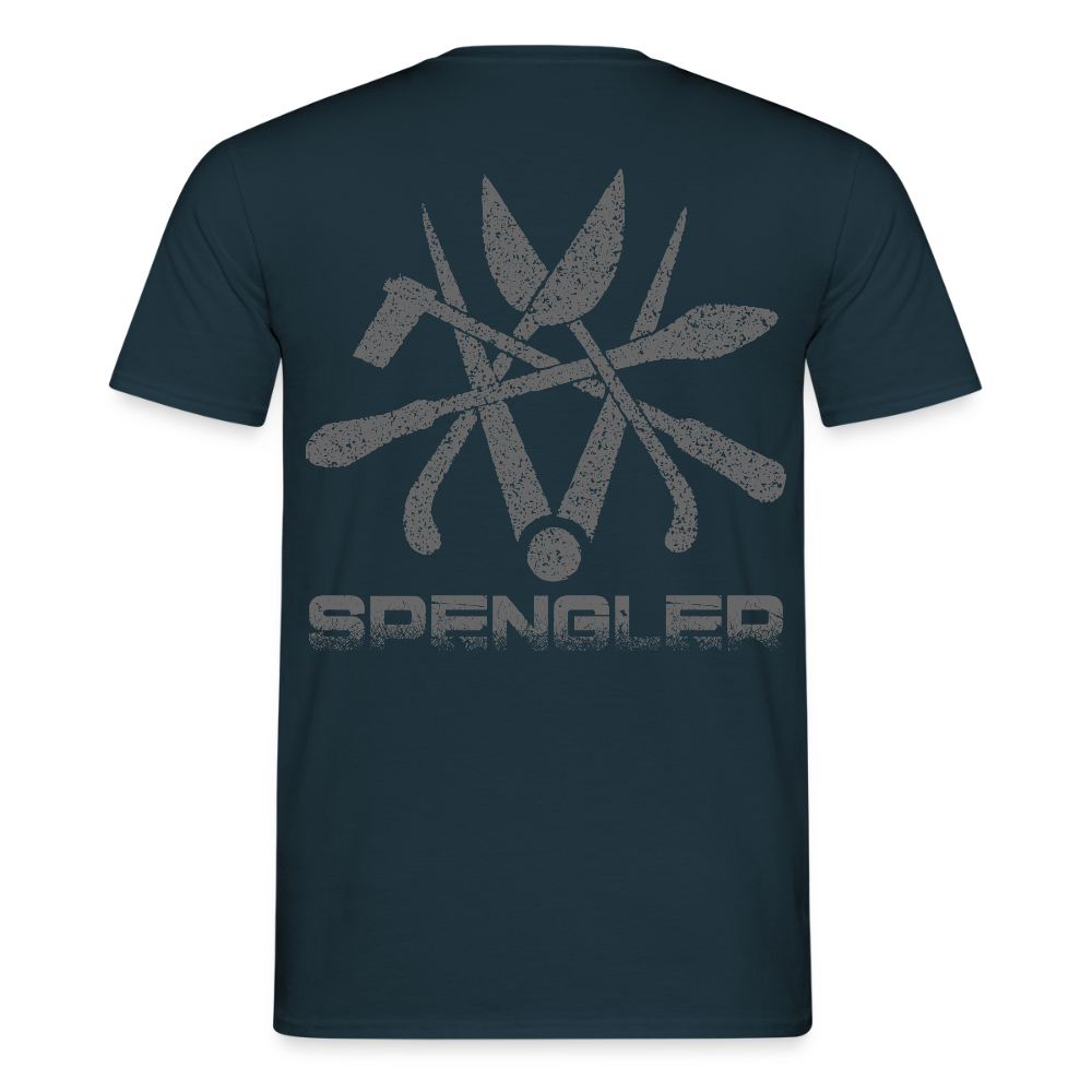 Unisex T-Shirt "Spengler" Navy Männer T-Shirt {{ color }}
