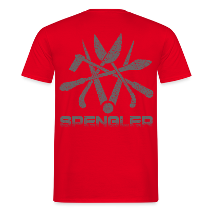 Unisex T-Shirt "Spengler" Rot Männer T-Shirt {{ color }}