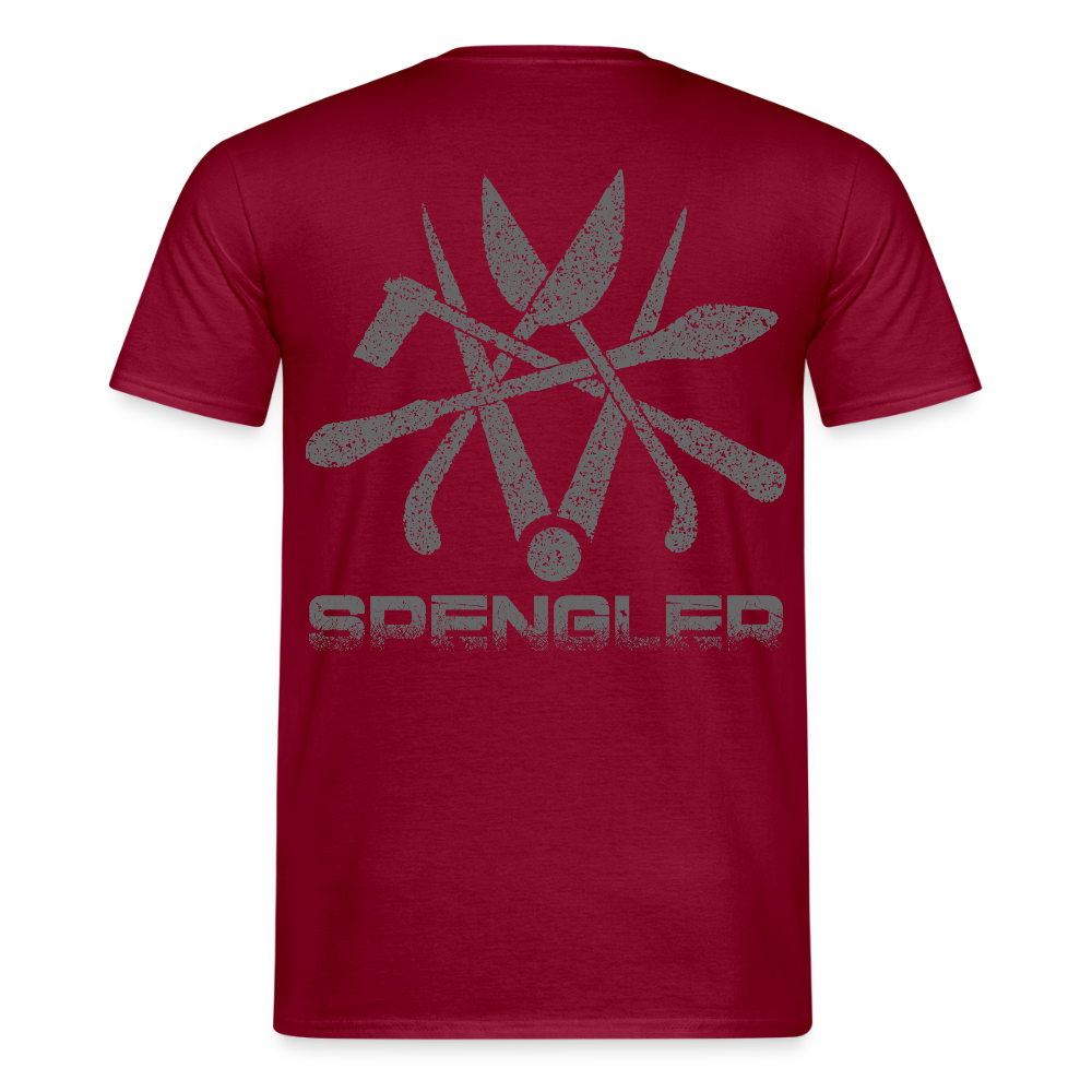 Unisex T-Shirt "Spengler" Ziegelrot Männer T-Shirt {{ color }}