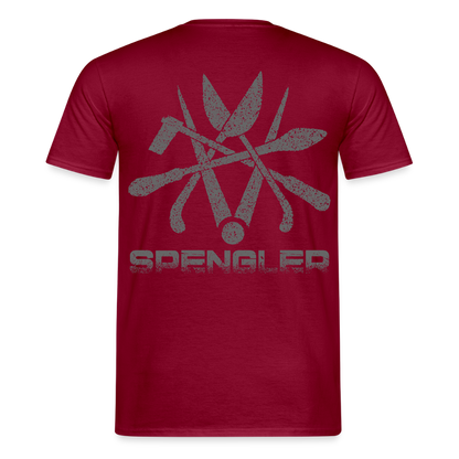 Unisex T-Shirt "Spengler" Ziegelrot Männer T-Shirt {{ color }}
