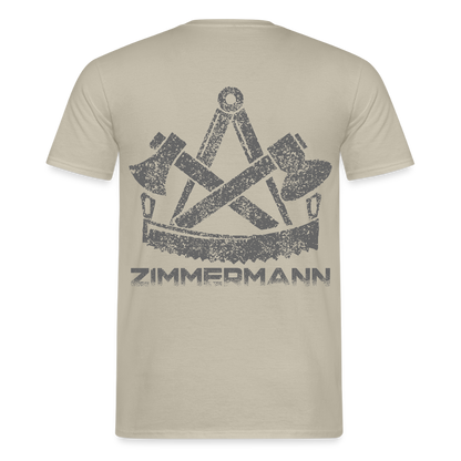 Unisex T-Shirt "Zimmermann" Sandbeige Männer T-Shirt {{ color }}