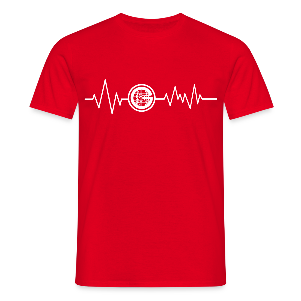 Unisex T-Shirt "Gerüstbauer" Rot Männer T-Shirt {{ color }}