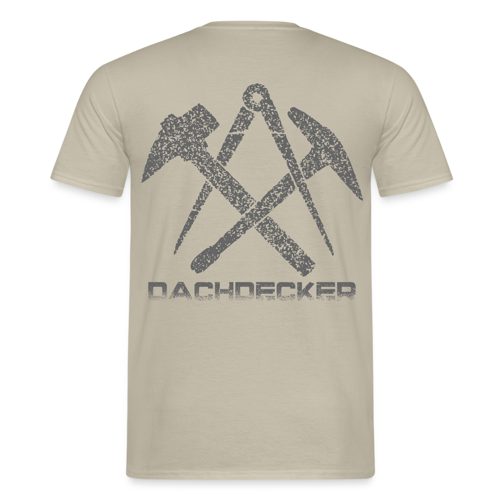 Unisex T-Shirt "Dachdecker" Sandbeige Männer T-Shirt {{ color }}
