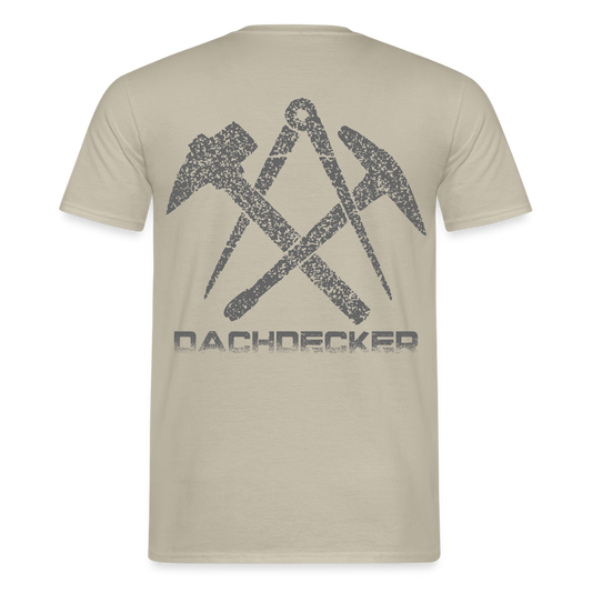 Unisex T-Shirt "Dachdecker" Sandbeige Männer T-Shirt {{ color }}