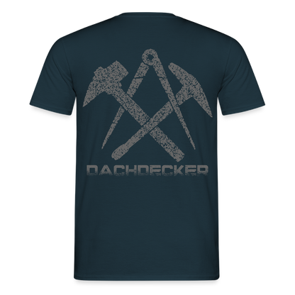 Unisex T-Shirt "Dachdecker" Navy Männer T-Shirt {{ color }}