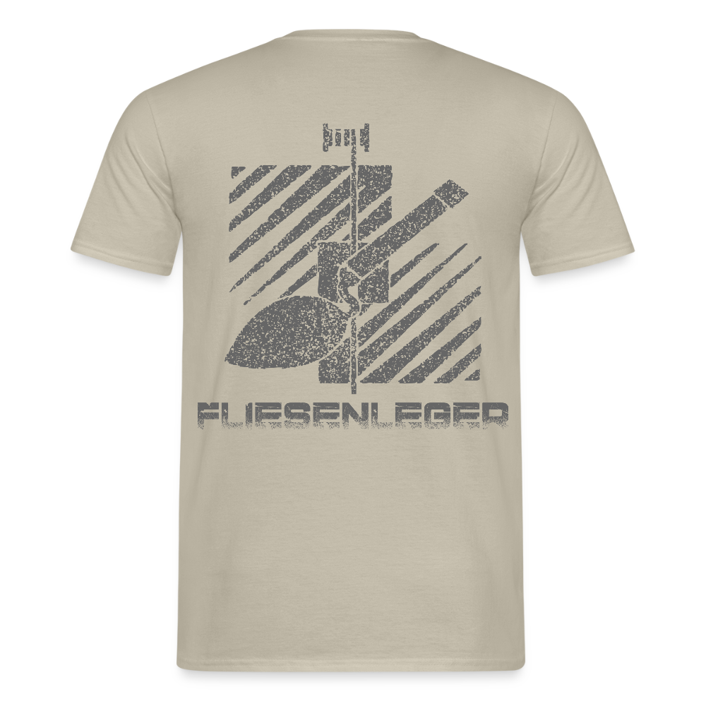 Unisex T-Shirt "Fliesenleger" Sandbeige Männer T-Shirt {{ color }}