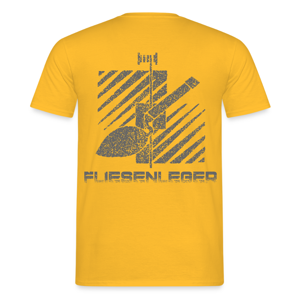 Unisex T-Shirt "Fliesenleger" Gelb Männer T-Shirt {{ color }}
