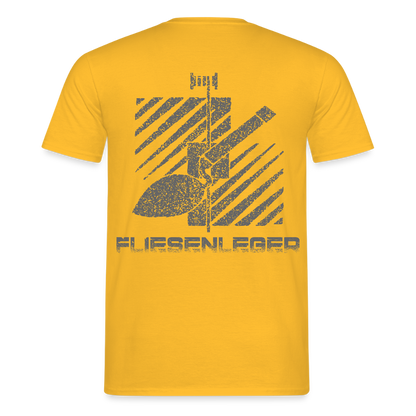 Unisex T-Shirt "Fliesenleger" Gelb Männer T-Shirt {{ color }}