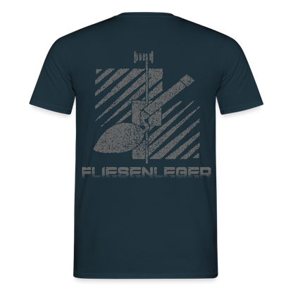 Unisex T-Shirt "Fliesenleger" Navy Männer T-Shirt {{ color }}