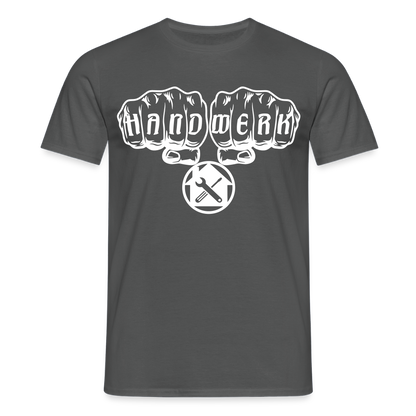 Unisex T-Shirt "Hausmeister" Anthrazit Männer T-Shirt {{ color }}