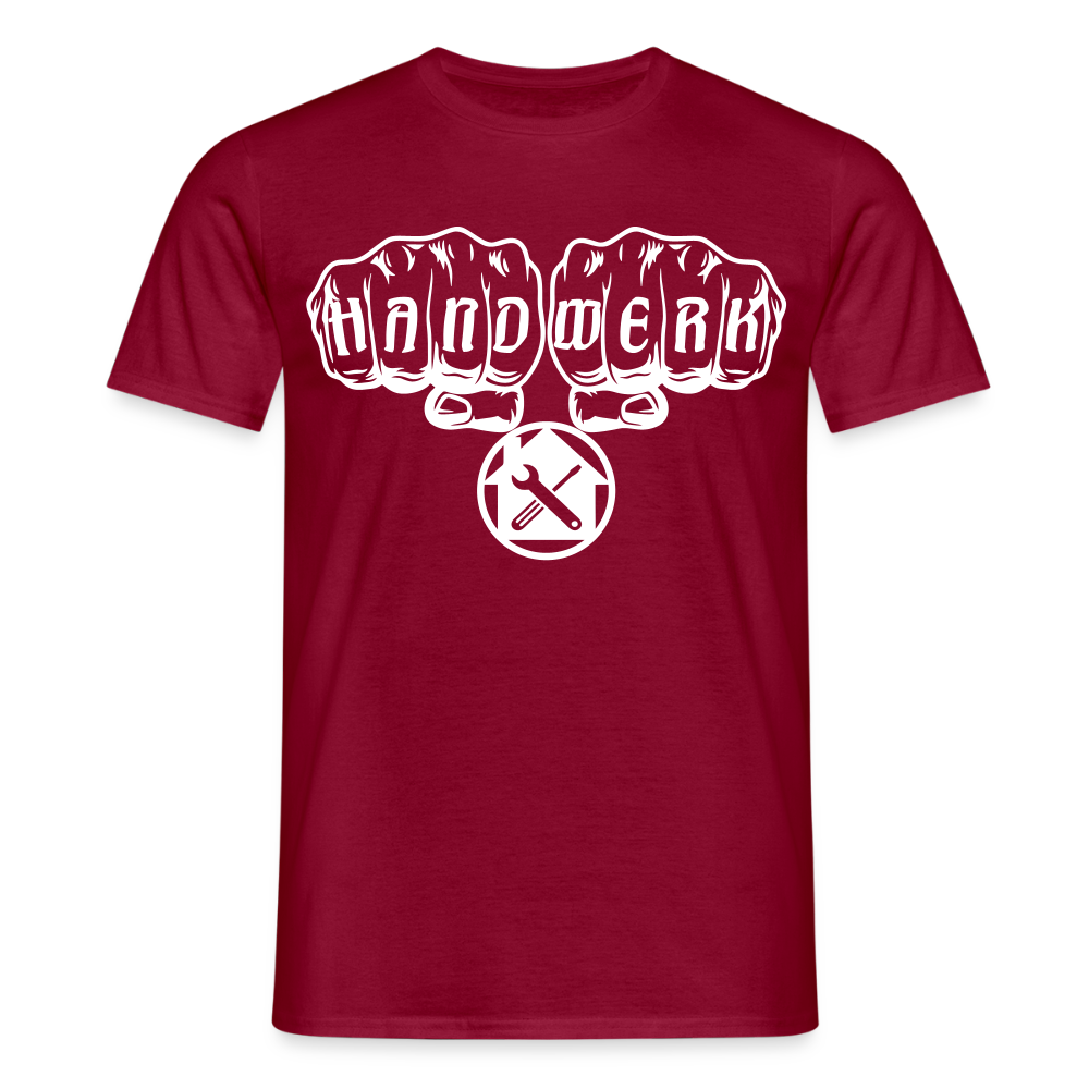 Unisex T-Shirt "Hausmeister" Ziegelrot Männer T-Shirt {{ color }}