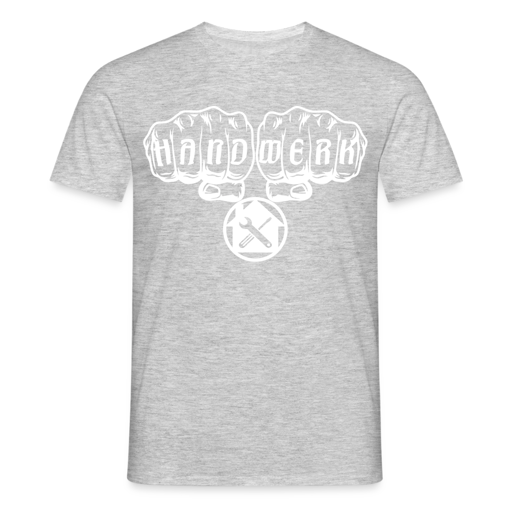 Unisex T-Shirt "Hausmeister" Grau meliert Männer T-Shirt {{ color }}