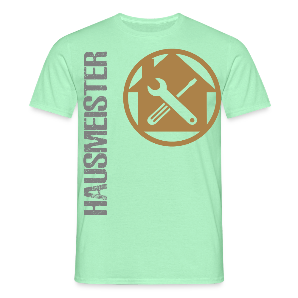 Unisex T-Shirt "Hausmeister" Mintgrün Männer T-Shirt {{ color }}