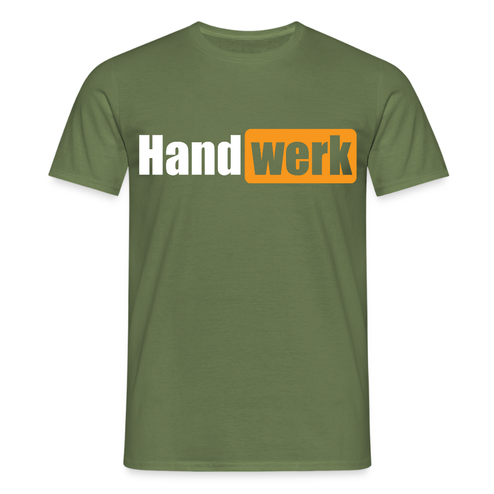Unisex T-Shirt "Handwerk" Militärgrün Männer T-Shirt {{ color }}