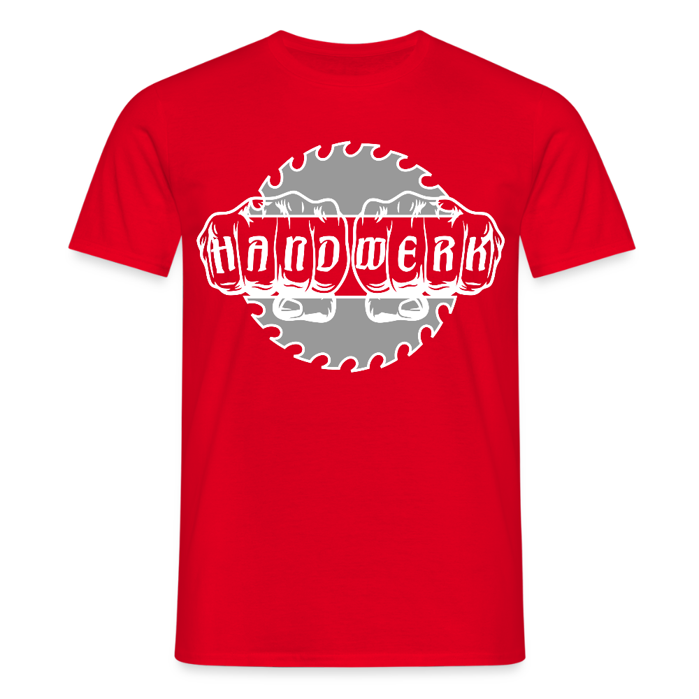 Unisex T-Shirt "Handwerk-SB" Rot Männer T-Shirt {{ color }}