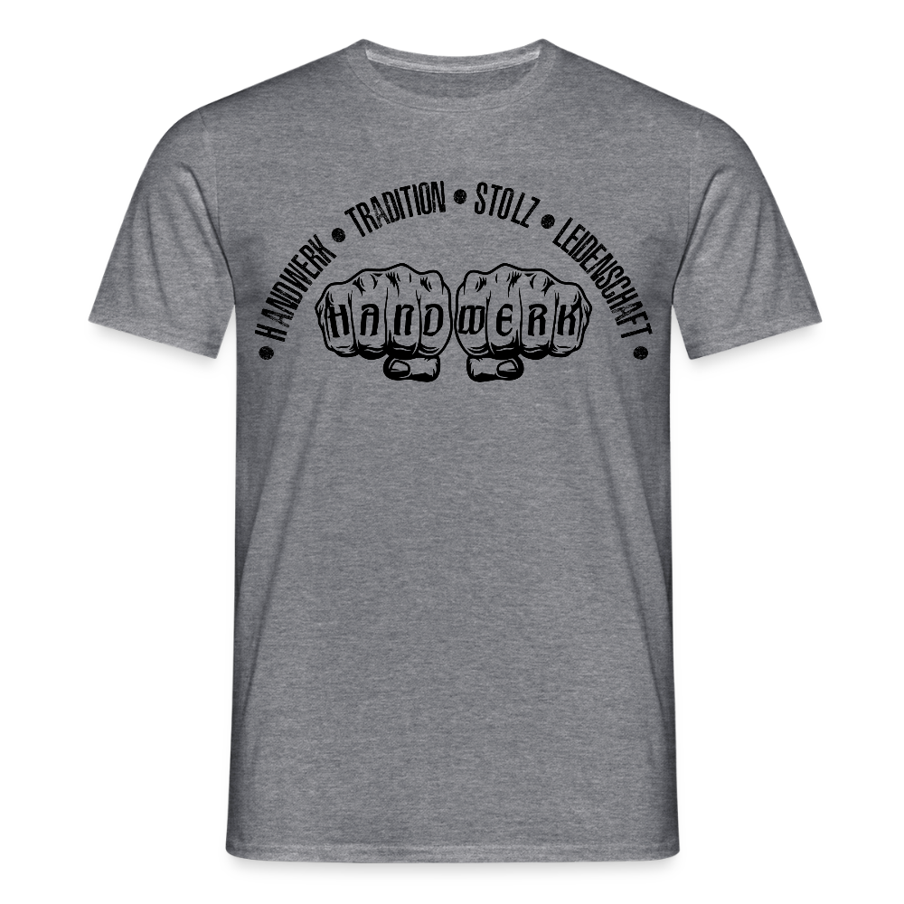 Unisex T-Shirt "Tradition/Stolz/Leidenschaft" Graphit meliert Männer T-Shirt {{ color }}