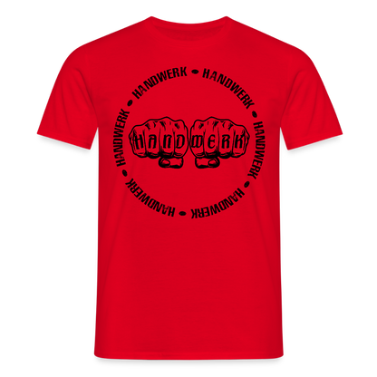 Unisex T-Shirt "Handwerk-Handwerk" Rot Männer T-Shirt {{ color }}