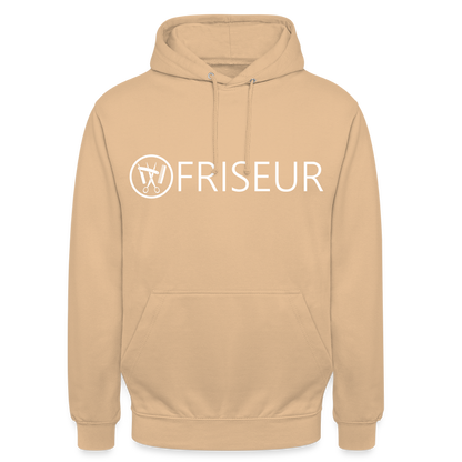 Unisex Hoodie "Friseur" Pfirsich Unisex Hoodie {{ color }}