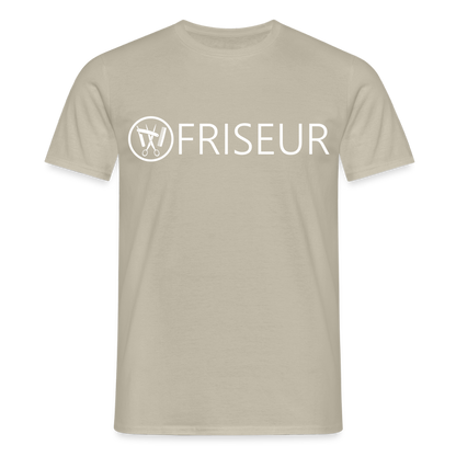 Unisex T-Shirt "Friseur" Sandbeige Männer T-Shirt {{ color }}