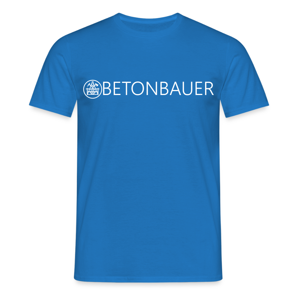 Unisex T-Shirt "Betonbauer" Royalblau Männer T-Shirt {{ color }}