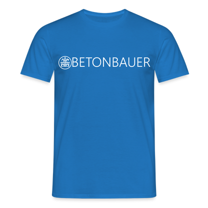 Unisex T-Shirt "Betonbauer" Royalblau Männer T-Shirt {{ color }}