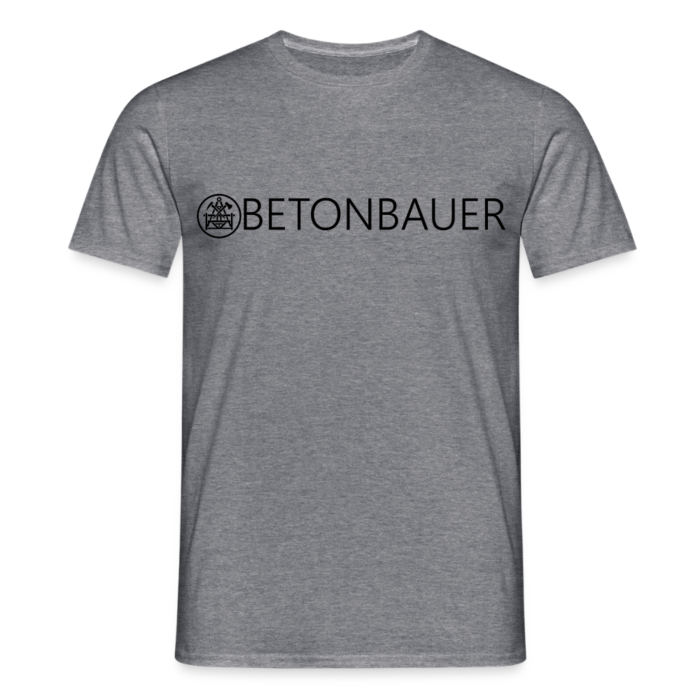 Unisex T-Shirt "Betonbauer" Graphit meliert Männer T-Shirt {{ color }}