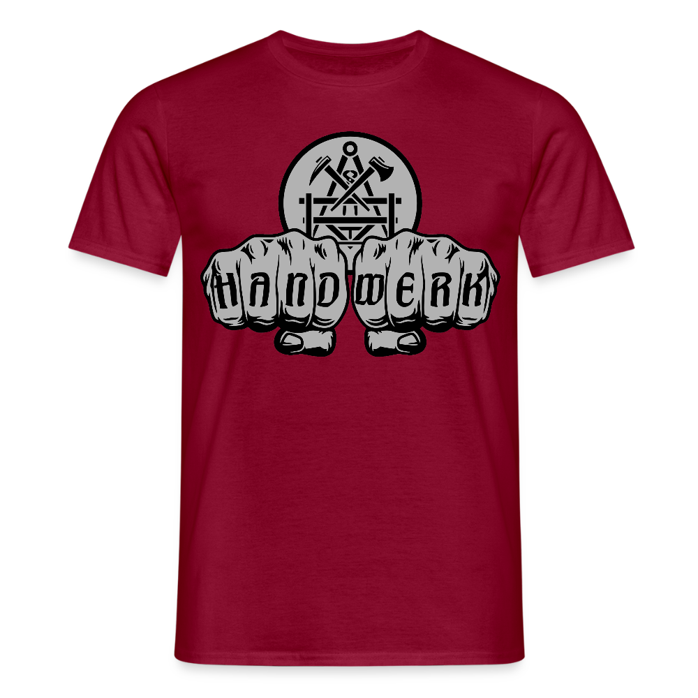 Unisex T-Shirt "Betonbauer" Ziegelrot Männer T-Shirt {{ color }}