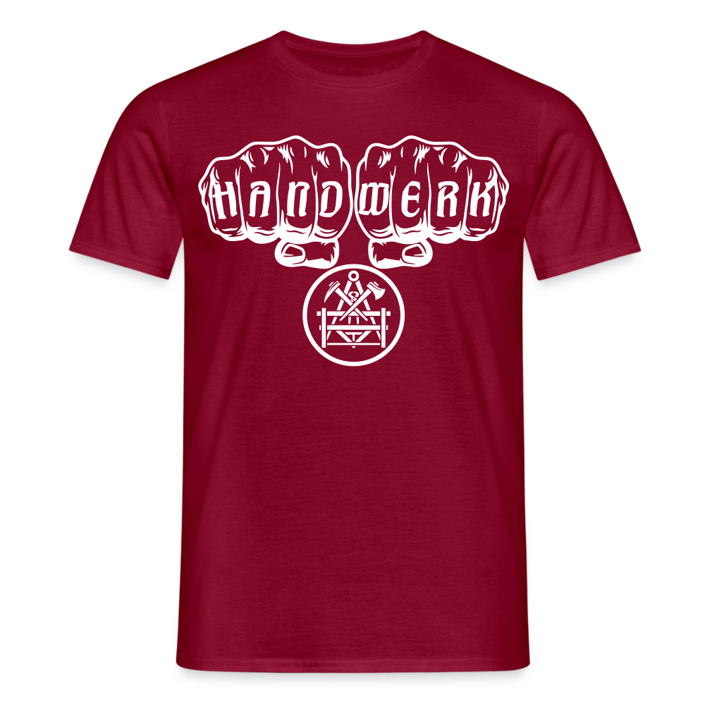 Unisex T-Shirt "Betonbauer" Ziegelrot Männer T-Shirt {{ color }}