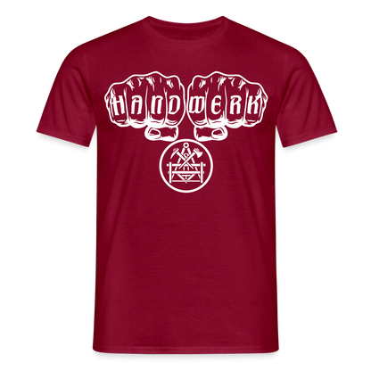 Unisex T-Shirt "Betonbauer" Ziegelrot Männer T-Shirt {{ color }}