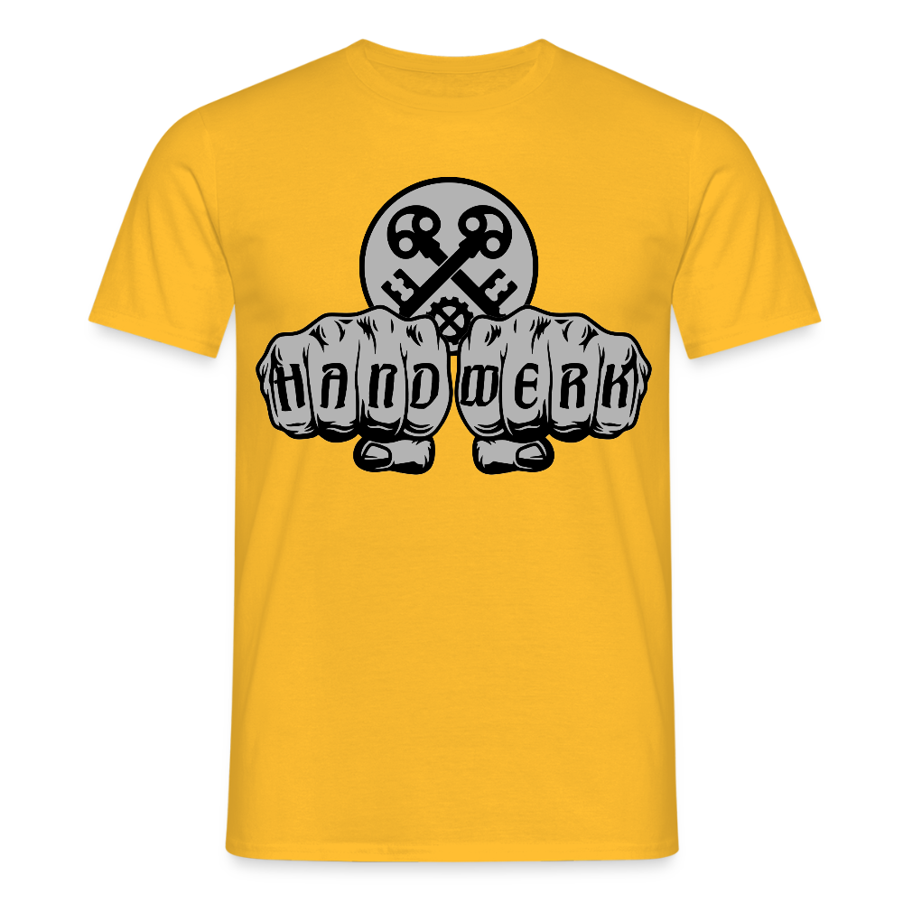 Unisex T-Shirt "Schlosser" Gelb Männer T-Shirt {{ color }}